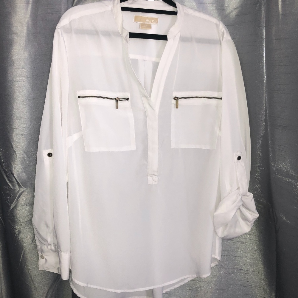 White 1x Michael Kors Blouse